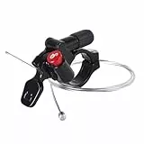 DONGKER Fahrrad Fernverriegelung, Aluminiumlegierung Fernauslöserhebel für Fahrrad, Fahrrad Remote Lockout Hebel Hebel Vorderradgabel für Lenker mit 22,2mm Durchmesser