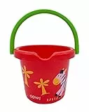 Gowi 550-60 Eimer ø18cm - Rot, Sand- und Wasserspielzeug