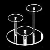 mongtsamz Acryl Display Riser Stand, Transparente Acryl Display Ständer Parfümständer Regal acryl Parfümständer Gestuftes Riser Parfümregal für Kosmetik Sammlerstücke, 1 Stück