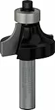 Bosch Accessories Professional Abrundfräser Standard for Wood (für Holz, Radius 8 mm, Arbeitslänge 15,5 mm, Zubehör Handfräse)