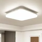 LEDYA LED Deckenleuchte Dibar, 18W Deckenlampe Farbwechsel mit 3000k-6500k IP54 Lampe Badezier Decke für Bad Flur Schlafzier Wohnzier, Quadrat Led Lampen Decke 220 * 48