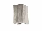 Fischer & Honsel Stilvolle Wandleuchte COG Up Down, Silber Antik, Breite 10cm