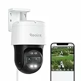 Reolink 4K 8MP PTZ PoE Überwachungskamera Außen mit Dual-Objektiv, 6X Hybridzoom, 355°/90° Schwenkbar, Auto-Tracking, Farbnachtsicht, Personen-/Fahrzeug-/Tiererkennung, 2-Wege-Audio, TrackMix PoE