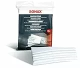 SONAX PolierVliesTücher (15 Stück) in flauschig-weicher Qualität für EIN glänzendes Lackergebnis | Art-Nr. 04222000