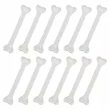 EXCEART 36 Stück Halloween Knochen Weiße Plastikknochen Simulative Menschliche Skelett Modell Hundeknochen für Halloween Partyzubehör