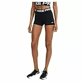 Nike Damen W Np 365 kort 3' Shorts, Black/White, S EU