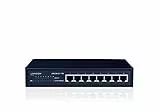 LANCOM GS-1108, Unmanaged Gigabit Ethernet Switch, 8 Ports (10/100/1000 MBit/s), geräuschlos durch lüfterloses Design, integriertes Netzteil