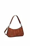Desigual Schultertasche Umhängetasche Alsacia Embro Patch Crossbody Bag Camel braun