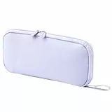 iSuperb Federmäppchen Mädchen Mäppchen Jungen Studenten Federmappe Unisex Stifte Organizer Kosmetiktasche klein Leinen Federtasche für Damen Einschulung Geschenk Schulsachen (Blau)