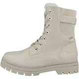 Tom Tailor Damen 4295610 Halblange Stiefel, beige, 39 EU