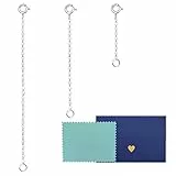 925 Sterling Silber Kettenverlängerung, Verlängerungskette um Ihre Colliers und Armband zu Verlängern (3,5,8CM)