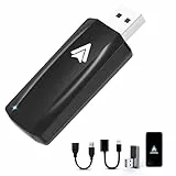 MSXTTLY Android Auto Wireless Stick, konvertiert Wired Android Autoto Wireless für Autos mit Android Auto USB C/A, Plug & Play