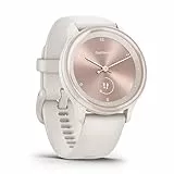 Garmin vívomove Sport - Smartwatch mit analogen Zeigern und Touchdisplay. Sport- und Gesundheitsfunktionen, Smartphone Benachrichtigungen und bis zu 5 Tage Akkulaufzeit.