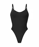 Hunkemöller Nahtlos betonender Body mit hohem Beinausschnitt - caviar - S