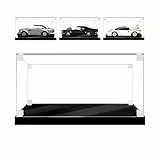 icuanuty Acryl Vitrine für LEGO Speed Champions 77247,77242, für 76906,76907,76914,76921,76919,76917,76908,76920,76916,77242 ,77243,77244,77245,77246,77247,77248,77249,21x11x8 cm, (Nur Display Case)