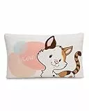 NICI Kissen Glückskatze 43x25cm - braun - Flauschiges Kuscheltierkissen für Jungen, Mädchen Kuscheltierliebhaber, ideal für Zuhause, Kindergarten oder unterwegs - 62164