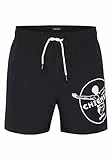 Chiemsee Badeshorts mit Label-Symbol und Taschen