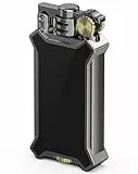 GIFTORCH Vintage Feuerzeug, klassisches Herren-Flip-Metall-Feuerzeug, einzigartiges Geschenk, stilvolles tragbares Qualitätsfeuerzeug