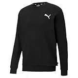 Puma Herren Pullover ESS S Logo Crew TR, Black-Cat, XL, 586684