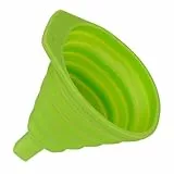 Fackelmann Food&More Trichter, faltbar, Silikon, Grün, Ø8,5x3,5-10cm