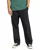 Quiksilver Taxer Regular Twill Pant Hose, Schwarz, Größe L