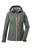 killtec Damen Softshelljacke/Outdoorjacke mit Kapuze KOS 89 WMN SFTSHLL JCKT, sage, 42, 39138-000