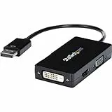 StarTech.com DP to DVI/VGA/HDMI Adapter Travel A/V Adapter: 3-in-1, DP2VGDVHD