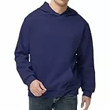 PepyPepy Hoodie Herren Baumwolle – Weicher Kapuzenpullover Ohne Logo, Atmungsaktives Sweatshirt Herren für Alltag & Freizeit