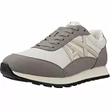 Armani Exchange Women Essential, Drop, Microsuede Details Sneaker Brown 41