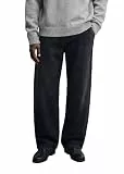 Vince Baggy Fit Jeans Black Grey Jeans Herren 5 Pocket Style Mit Knopf- und Reißverschluss 100% Baumwolle, Farbe:Black Grey, Hosengröße:W38 L32