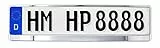HP-Autozubehör 18512 Kennzeichenhalter Chromlook
