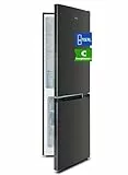 CHIQ CBM157LC Kühl-Gefrierkombination, Kühlschrank mit Gefrierfach, 157L(109L/48L), EEK C, 121 kWh/Jahr, 4-Sterne Gefrieren, 144 cm Höhe, Low Frost, 39dB Ultra-Leise, Türumschlag Möglich, Schwarz
