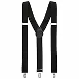 W WIDMANN MILANO Party Fashion - Hosenträger, ultralang bis 115-120 cm, größenverstellbar, Kostüm, Accessoire, Karneval