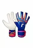 Reusch Profi Torwarthandschuhe Herren Erwachsene | extra starker Grip & stabile Passform | atmungsaktiv | für Training & Spiel | Kunstrasen & Naturrasen | Größe 7,5-12 | Attrakt Gold X Roll Finger