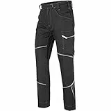 KÜBLER ICONIQ Arbeitshose 2340 – Klassische Workwear-Hose mit ergonomischer Linienführung & Reflex-Elementen