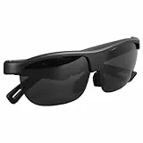Dilwe Smart Gläses Sonnenbrille Smart IP65 Wasserdichtes Magnetisches Ladung 4.5H Gesprächszeit UV400 -Objektivschutz mit Kamerafunktion für Outdoor -Sportarten
