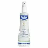 Mustela Erfrischendes Wasser mit Bio-Avocado-Perseose und Kamille, Haut und Haar, Babys und die ganze Familie - duftet die Haut, entwirrt das Haar, 98% Inhaltsstoffe natürlichen Ursprungs (200ml)