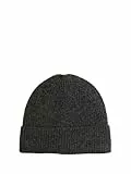 TOM TAILOR Denim Damen 1047916 Cosy Beanie Mütze, 10522 - Shale Grey Melange, Einheitsgröße EU