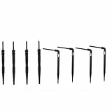 70 Stück Bewässerung Pfeil-Tropfer,tröpfchenbewässerungsbausätze,4.13 inch-5.39 inch bewässerungssystem gewächshaus fürGemüsegarten, Garten, Gewächshaus (Schwarz)