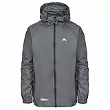 Trespass Unisex Bunda Qikpac Kompakt Zusammenrollbare Wasserdichte Regenjacke, Grau (Flint), XXL EU