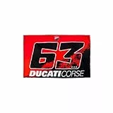 Flagge Bagnaia 63 Ducati Korsika Moto GP