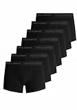 JACK & JONES Herren JACBELMO Trunks 7 Pack, Black/Logo Pirate Black, L