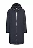 camel active Damen Wasserabweisender Parka mit einem Zwei-Wege Reißverschluss Dunkelblau, womenswear-38