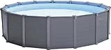 Intex Schwimmbad Ø 478 x 124 cm Gestellbecken Set Graphit