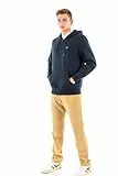 Tommy Jeans Herren TJM Reg Flag Zip Fleece Thru Dm0dm20743 Kapuzenpullover, Blau (Dark Night Navy), L EU