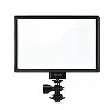 VILTROX L116T LED Video Licht Panel, Dimmbar, zweifarbig, 3300–5600 K, CRI95+, ultradünnes Panel-Kameralicht für Konferenz, Podcast, Live-Übertragung, Live-Streaming, Interview, Vlog-Beleuchtung