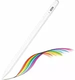 TQQ Stift für Apple iPad(2018-2025), Hochpräziser iPad Pencil mit Palm Ablehnung, Kompatibel mit A16/10-6 Gen, Air 7/6/5/4/3, Pro M4/M3/M2/12.9'/11'', Mini 5/6/7