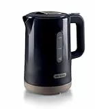 Ariete 2846/00 Wasserkocher, grau, Kunststoff, 2200 W, 1,7 L, Dunkelblau