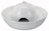 TRIXIE elektronischer Wasserspender 'Trinkbrunnen Vital Flow Mini, Keramik, 0,8 l/ø 24 × 10 cm, weiß' - 24468