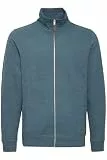 Blend BHAlio Herren Sweatjacke Cardigan Sweater mit Reißverschluss Stehkragen Rippbündchen Baumwollmischung Regular fit, Größe:M, Farbe:Ensign Blue (70260)